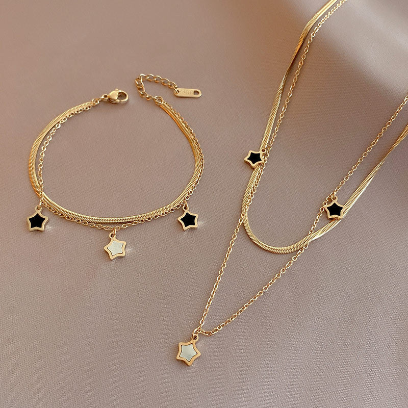 Set  Real Gold Plated Star (Set)