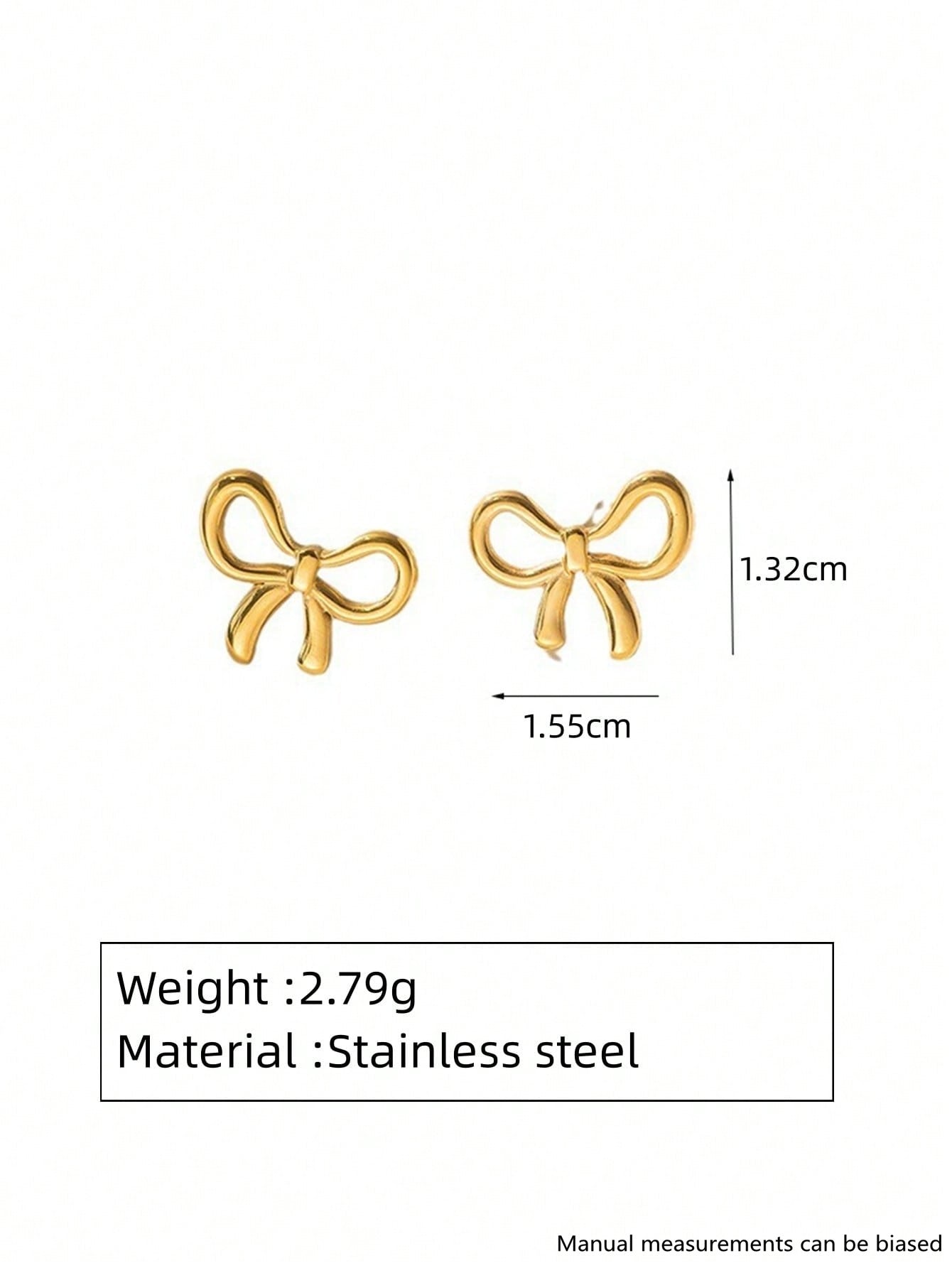 Set Gold Plated Imitation Gold Sweet Classic Style Streetwear Jewelry Set 18K