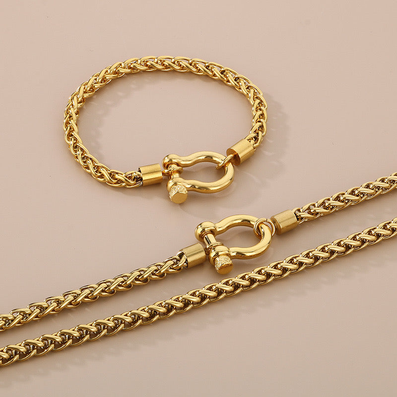 Jewelry Set  304 Stainless Steel Modern